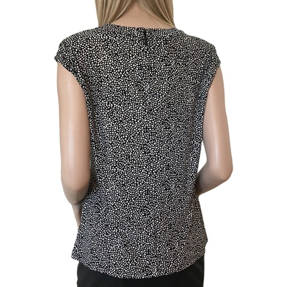 Karl Lagerfeld Paris Magic Eye Bow Top Cap Sleeve - Picture 6 of 14